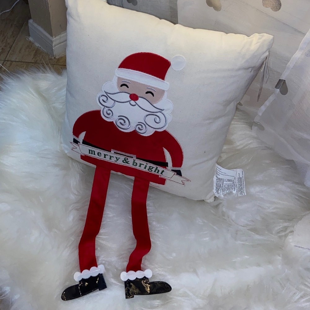 Cushion Invisible Zipper Soft Pillow for Christmas Decor 15x15 Inch